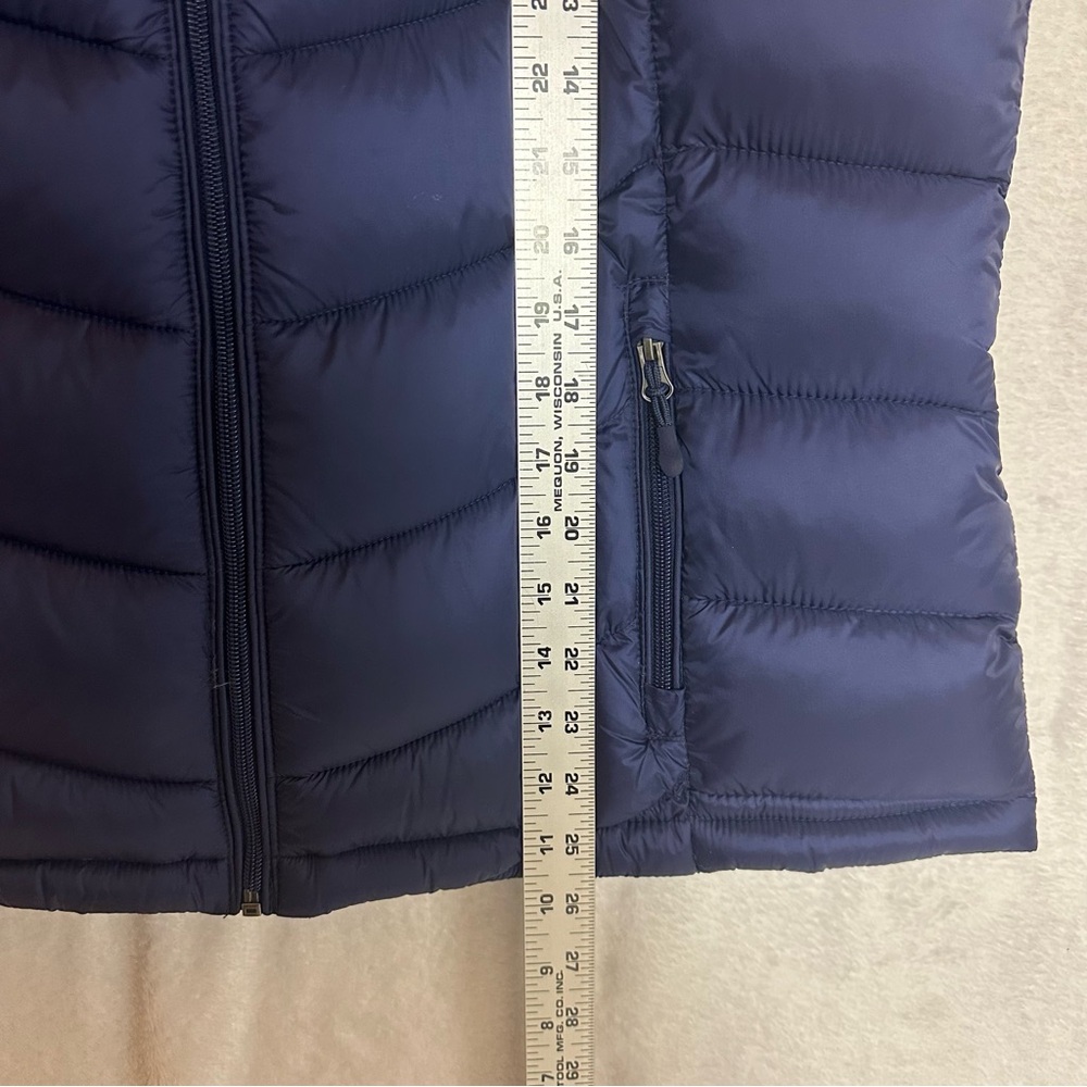 Charter Club puffer vest with hoodie marine blue - Picture 14 of 14